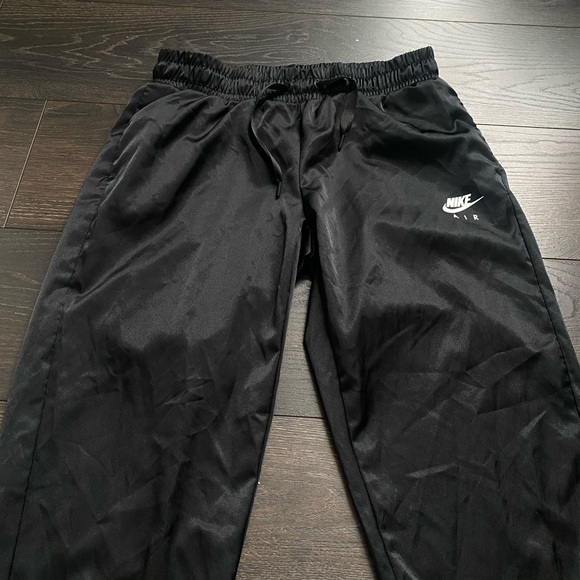 Nike Pants - NIKE Satin Black Jogger Pants